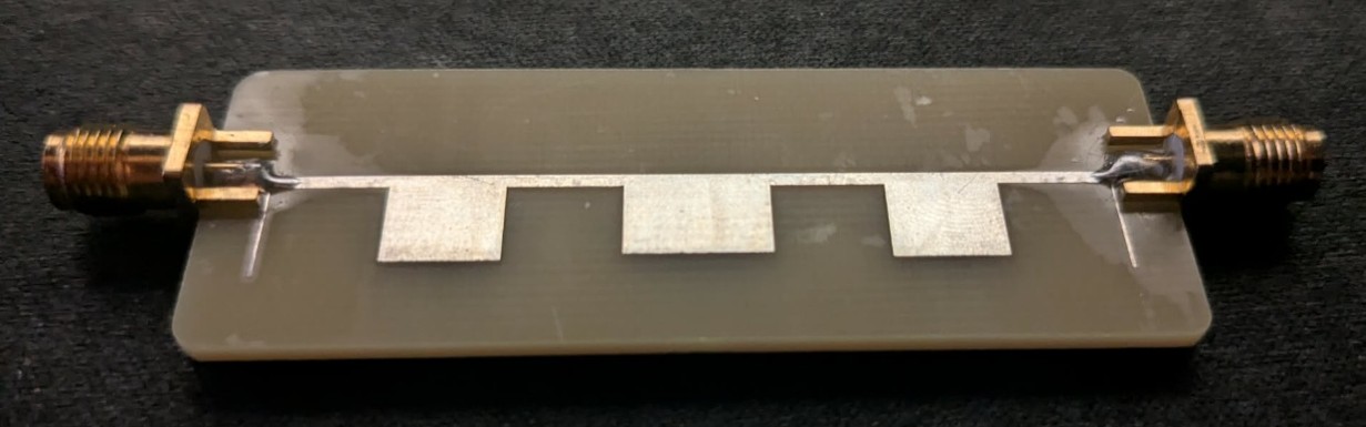 Fabricated Microstrip PCB Filter